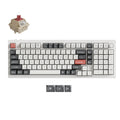 Keychron q5 ultra-m3 8k wireless custom mechanical keyboard (wit, us lay-out (qwerty), silk pom red, 96%, rgb, hot swap, 8k, 2.4 ghz | bluetooth 5.2 | usb-c)
