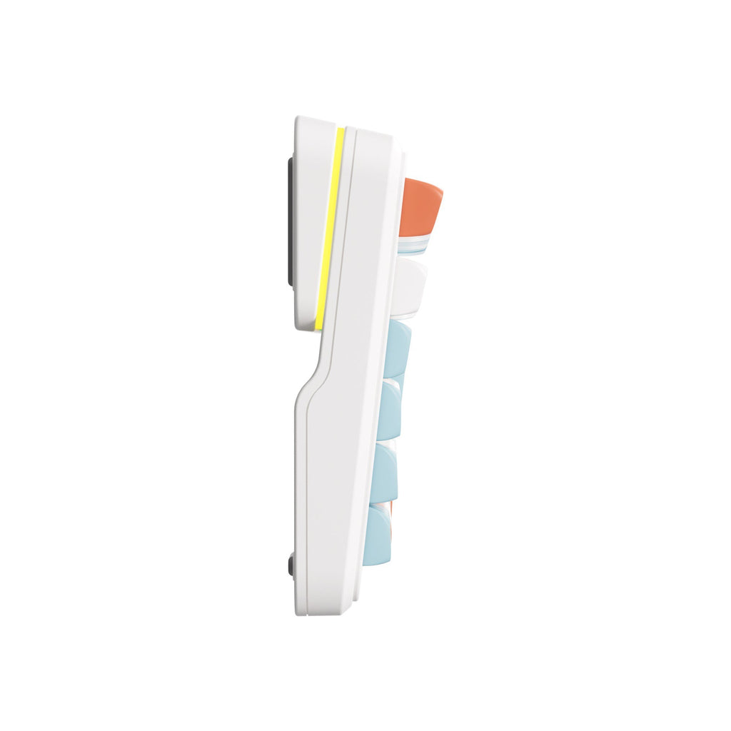 Mchose k99 horizon orange hyacinth wireless gasket mount mechanical rgb toetsenbord (wit, us lay-out (qwerty), ktt hyacinth, rgb, hot swap, double-shot pbt, draadloos | bluetooth | usb-c)