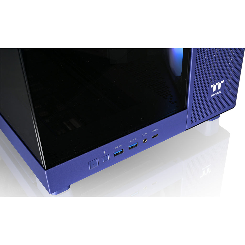 Thermaltake view 380 xl tg argb future dusk midi tower behuizing (paars | 2x usb-a | 1x usb-c | rgb | window)