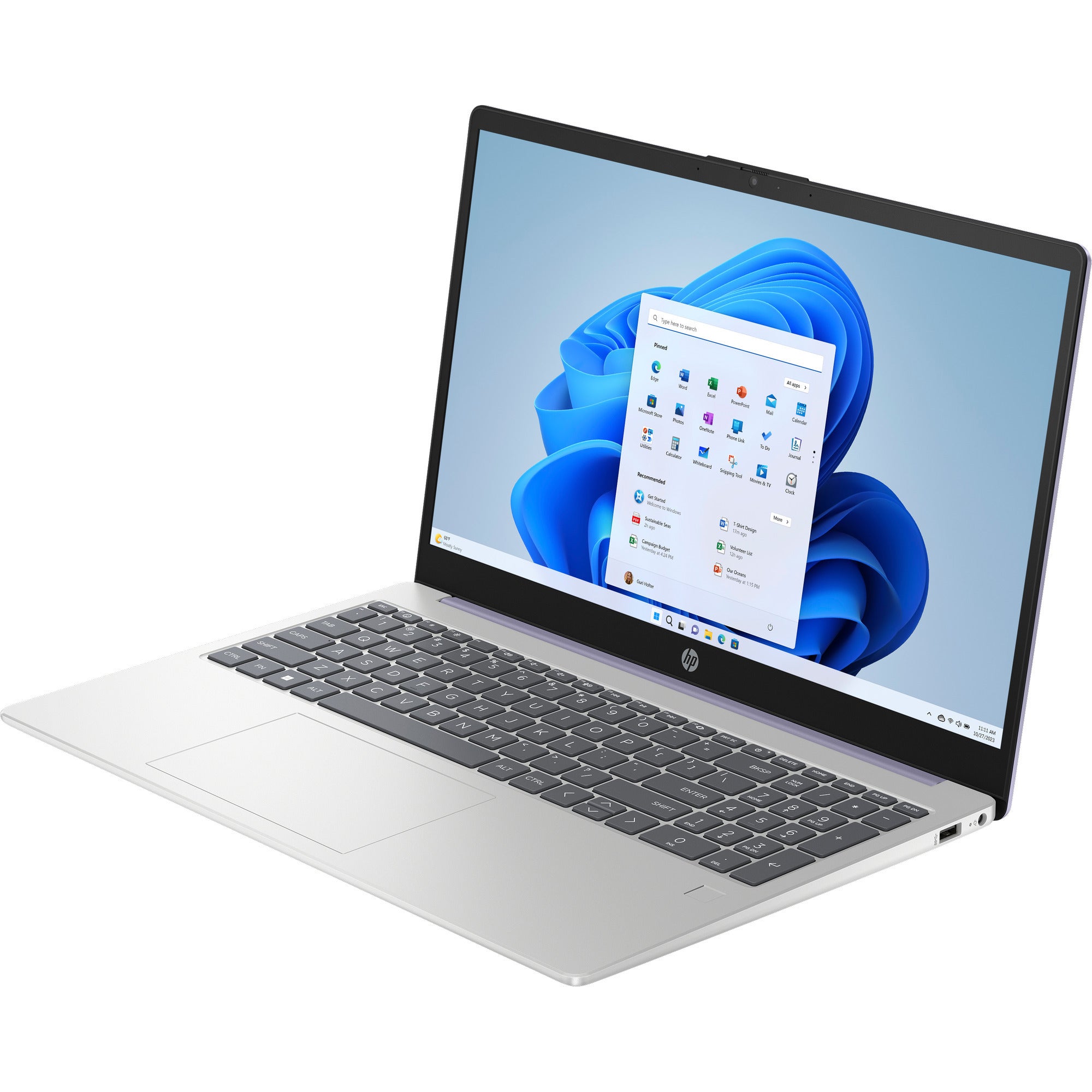 Hp 15-fd1086nd (cc5z5ea#abh) 15.6 laptop (zilver | core ultra 7 155h | intel arc graphics | 24 gb | 1 tb ssd)