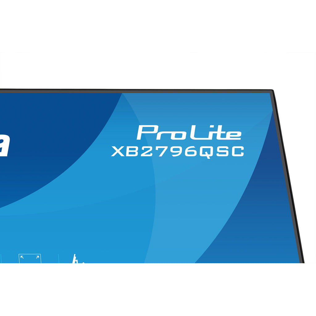Iiyama prolite xb2796qsc-b1 27 monitor (zwart (mat), 75 hz, hdmi, usb-c, audio)
