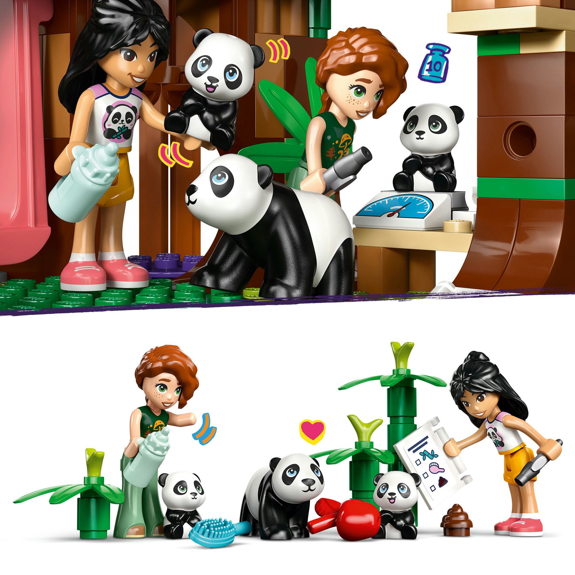 Lego ® friends de pandaopvang, bouwset, speelgoed - 42648