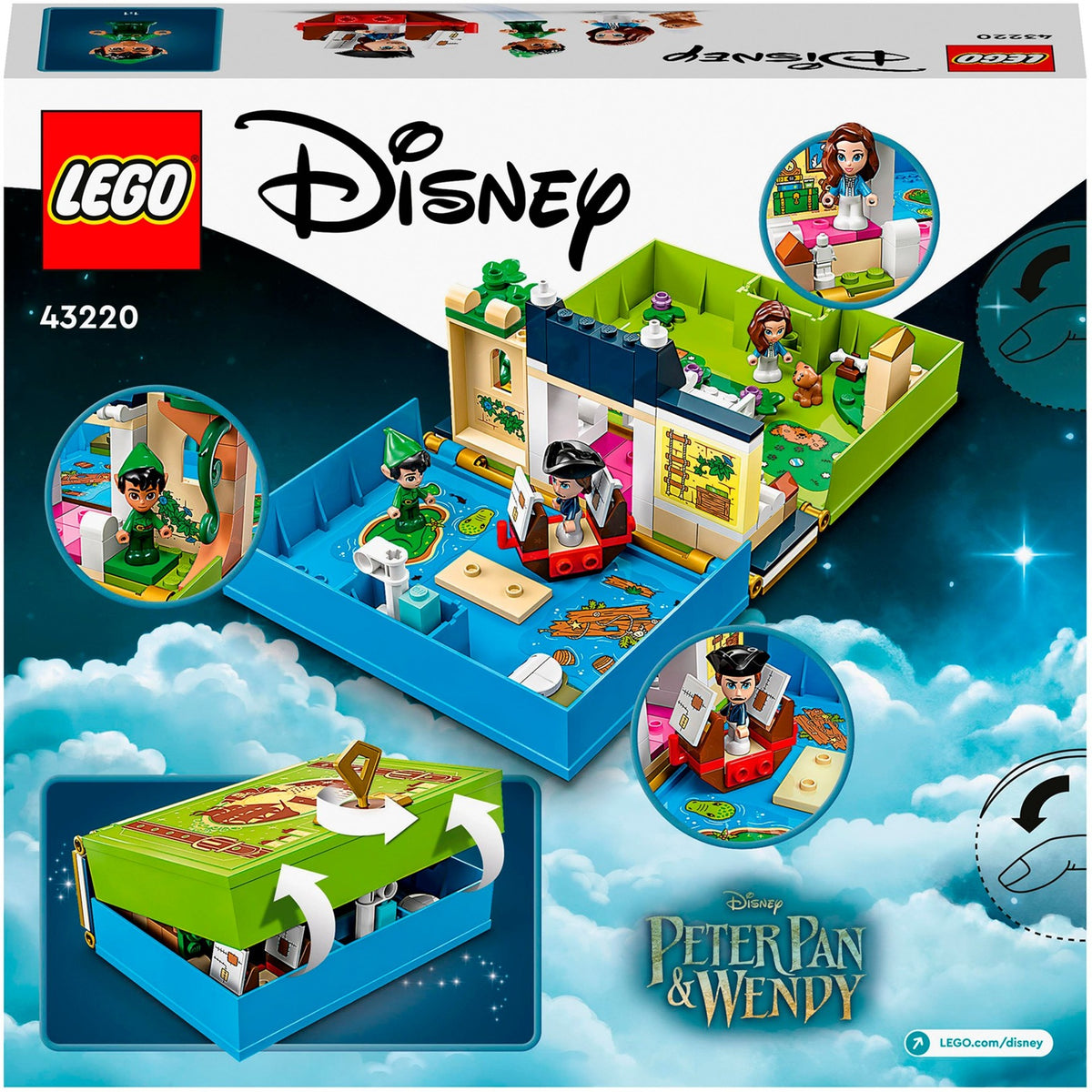 Lego Disney Peter Pan Wendys Märchenbuch-Abenteuer-Set