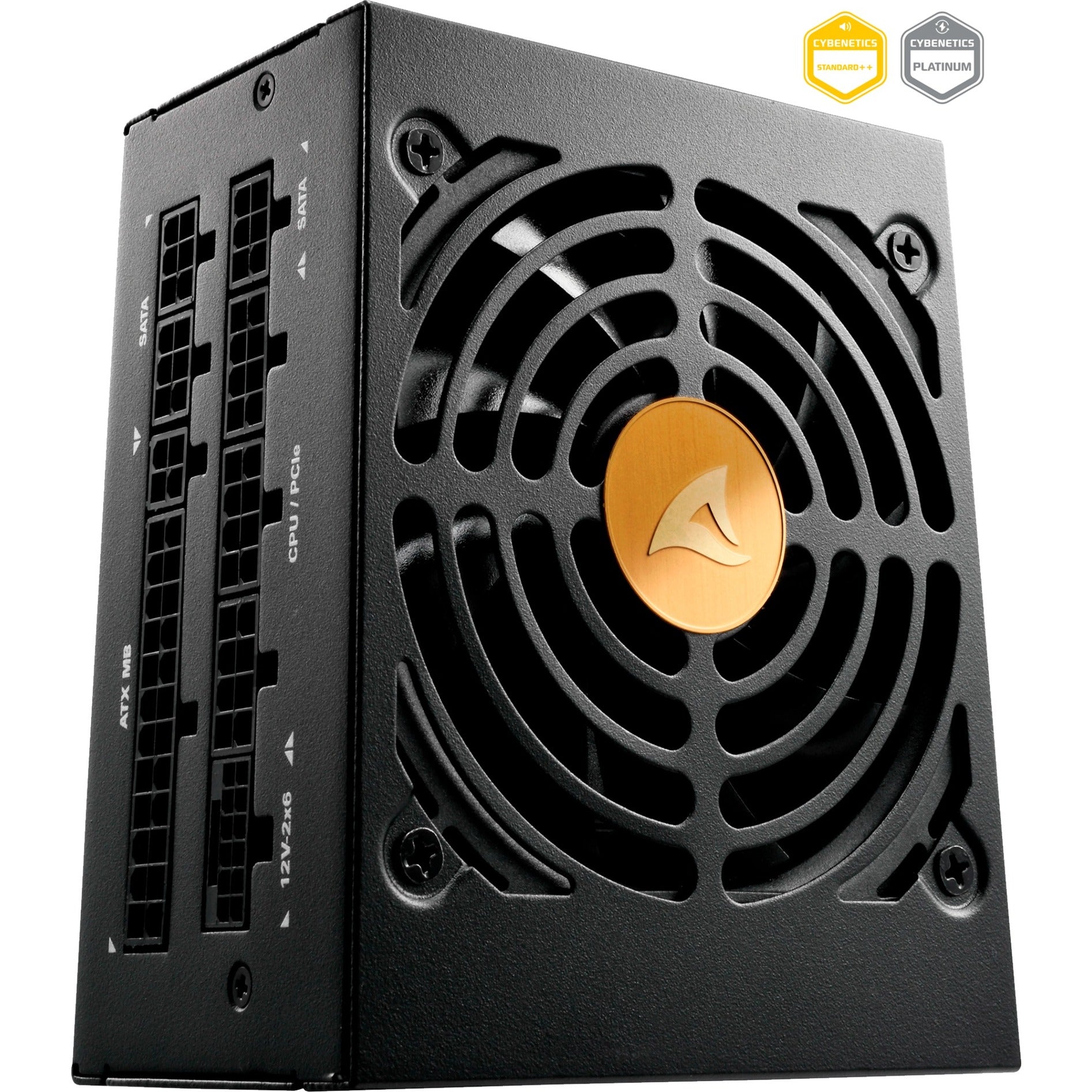Sharkoon rebel p20 sfx modulaire 850 watt voeding (zwart, 1x 12v-2x6, 2x pcie)