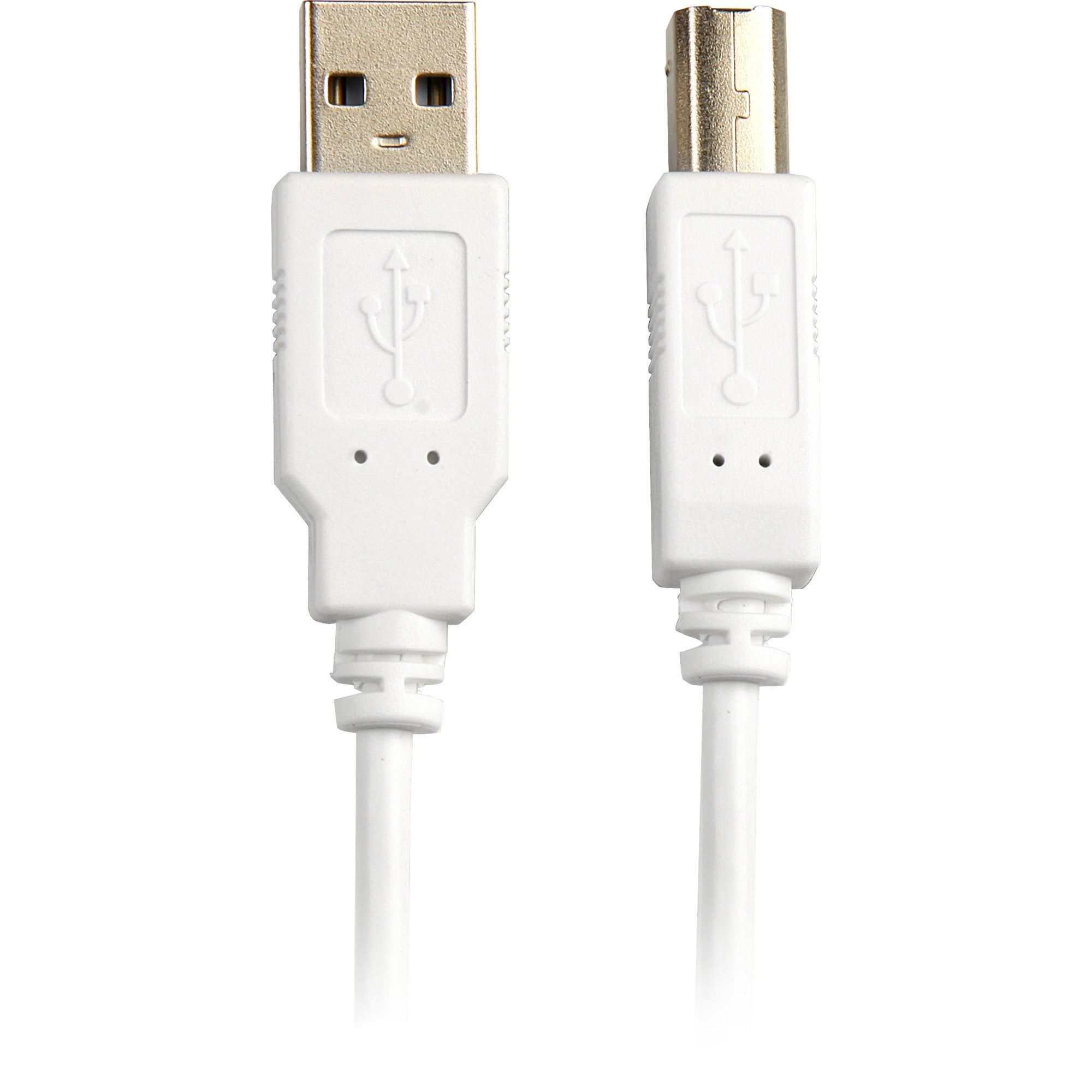 Sharkoon usb 2.0 kabel, usb-a > usb-b (wit, 0,5 meter)