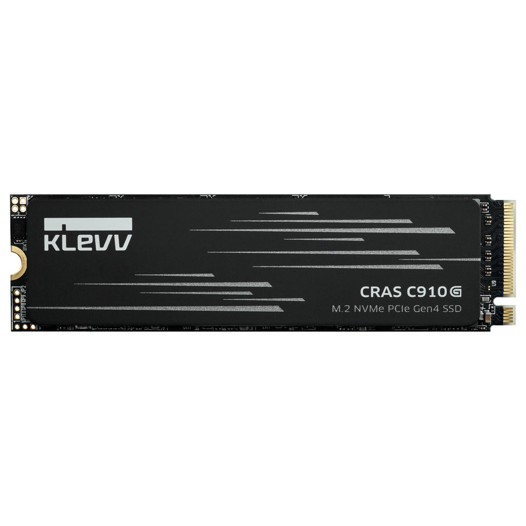 Klevv cras c910g 4 tb ssd (zwart, k04tbm2sp0-10g, pcie gen 4.0 x4, nvme 2.0)