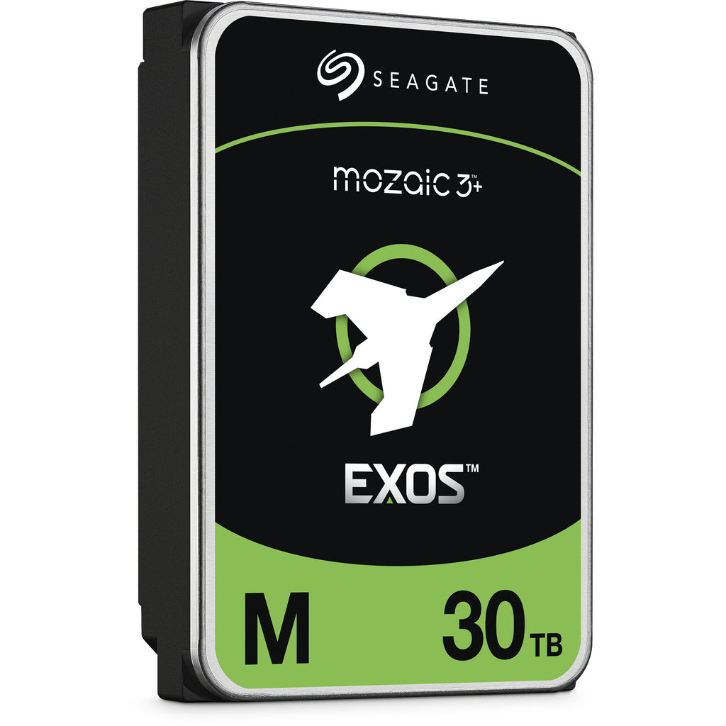 Seagate exos m 30 tb harde schijf (st30000nm004k, sata 600, 24 7)