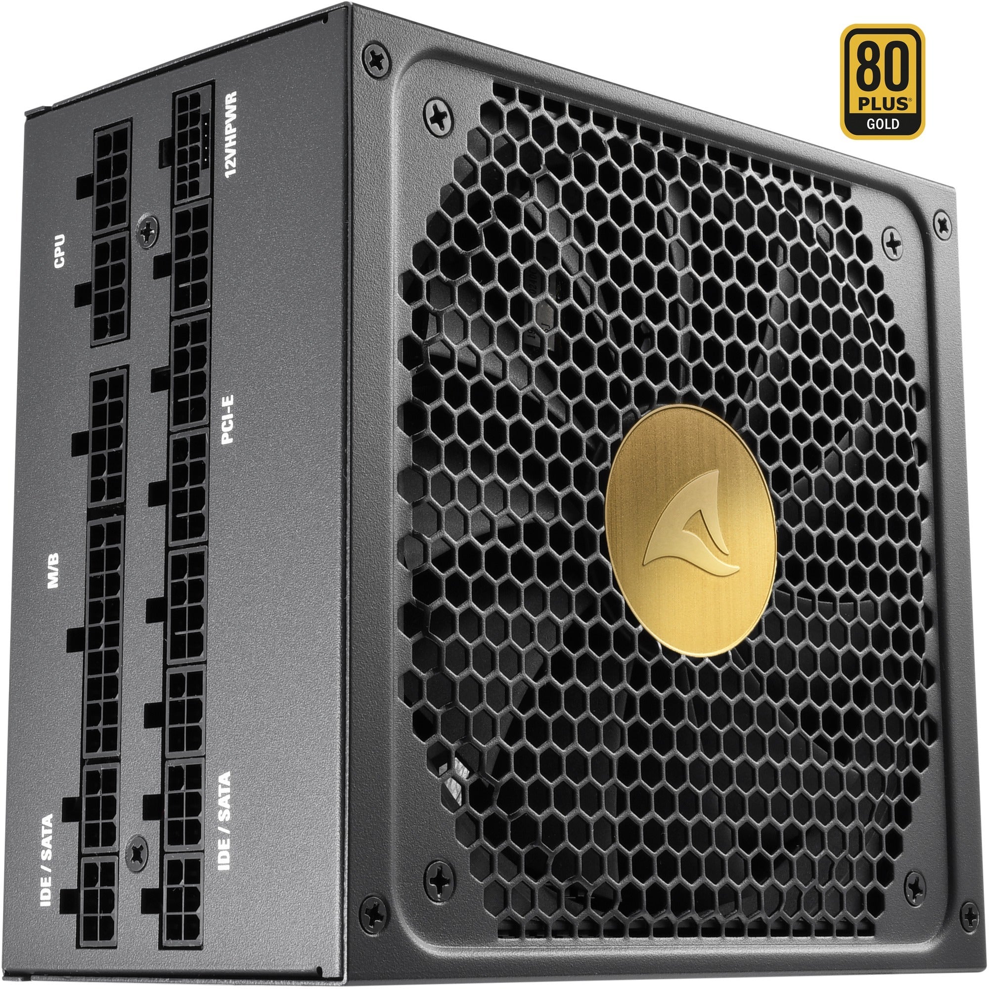 Sharkoon rebel p30 gold modulaire 1300 watt voeding (zwart, 1x 12vhpwr, 8x pcie)