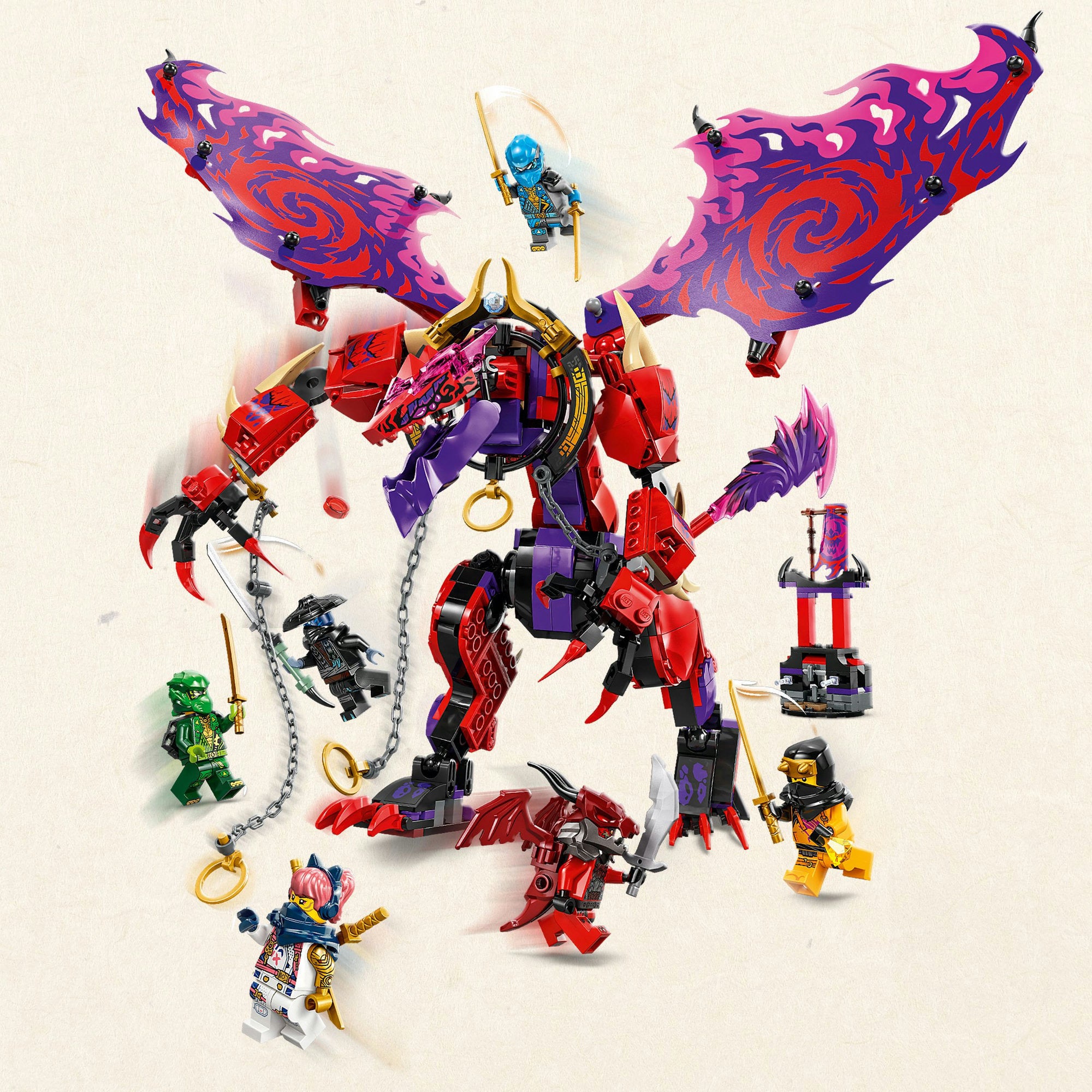 Lego ninjago 71832 thunderfang dragon of chaos