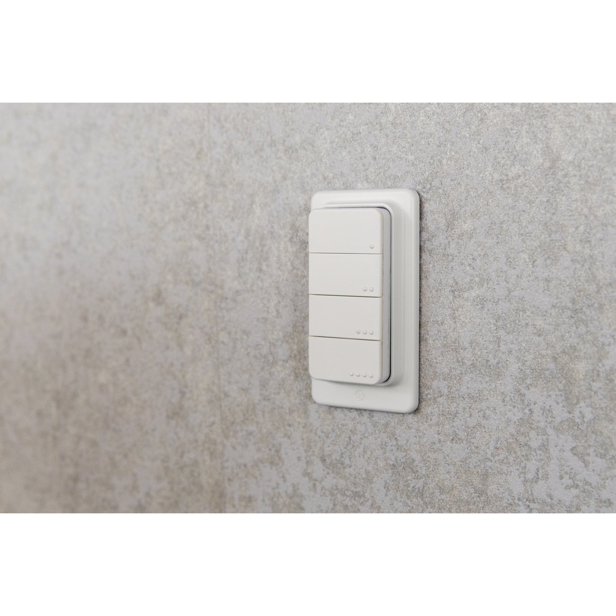 Shelly blu rc button 4 zb afstandsbediening (wit, bluetooth 5 (le), zigbee)