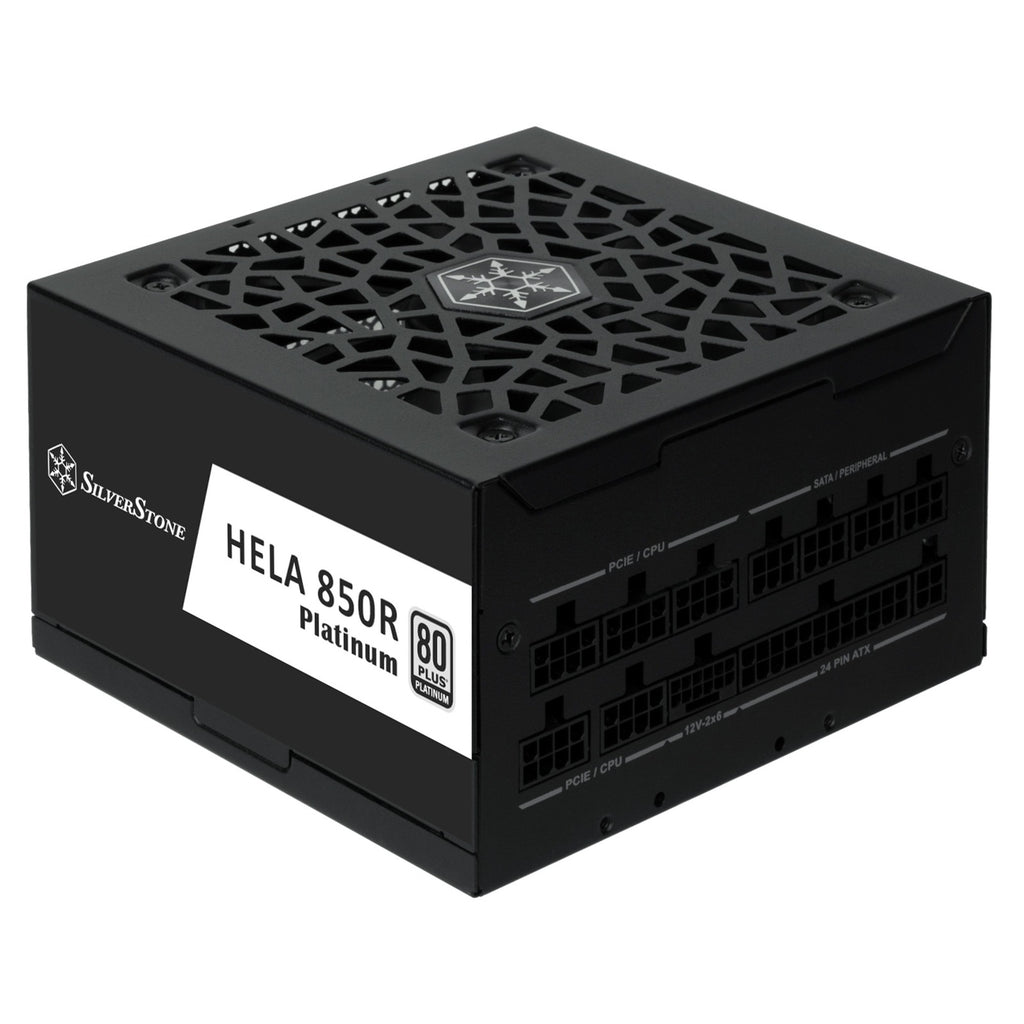 Silverstone hela 850r platinum modulaire 850 watt voeding (zwart, 4x pcie)