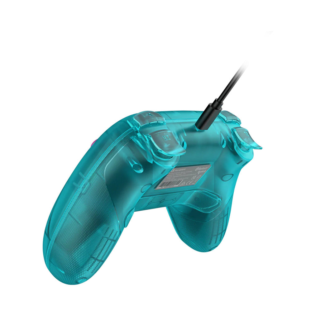 Gamesir nova hd rumble ns controller (blauwgroen, pc, steam, android, ios, switch, bluetooth 2.4 ghz usb)