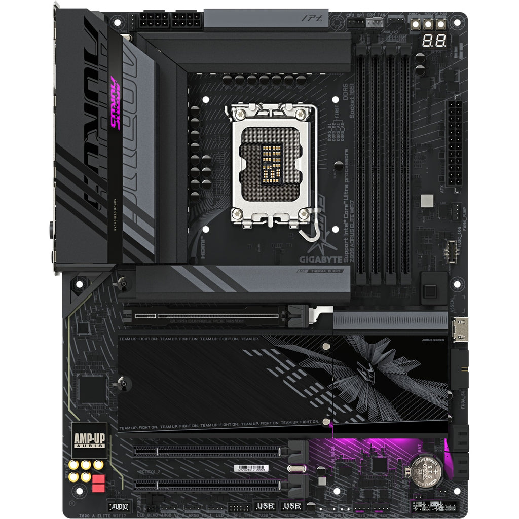 Gigabyte z890 aorus elite wifi7 socket 1851 moederbord (raid, 2.5gb-lan, wi-fi 7, bt, sound, atx)