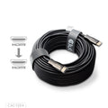 Club 3d hdmi hybrid aoc cable 8k60hz 4k120hz, 100 m kabel (zwart)
