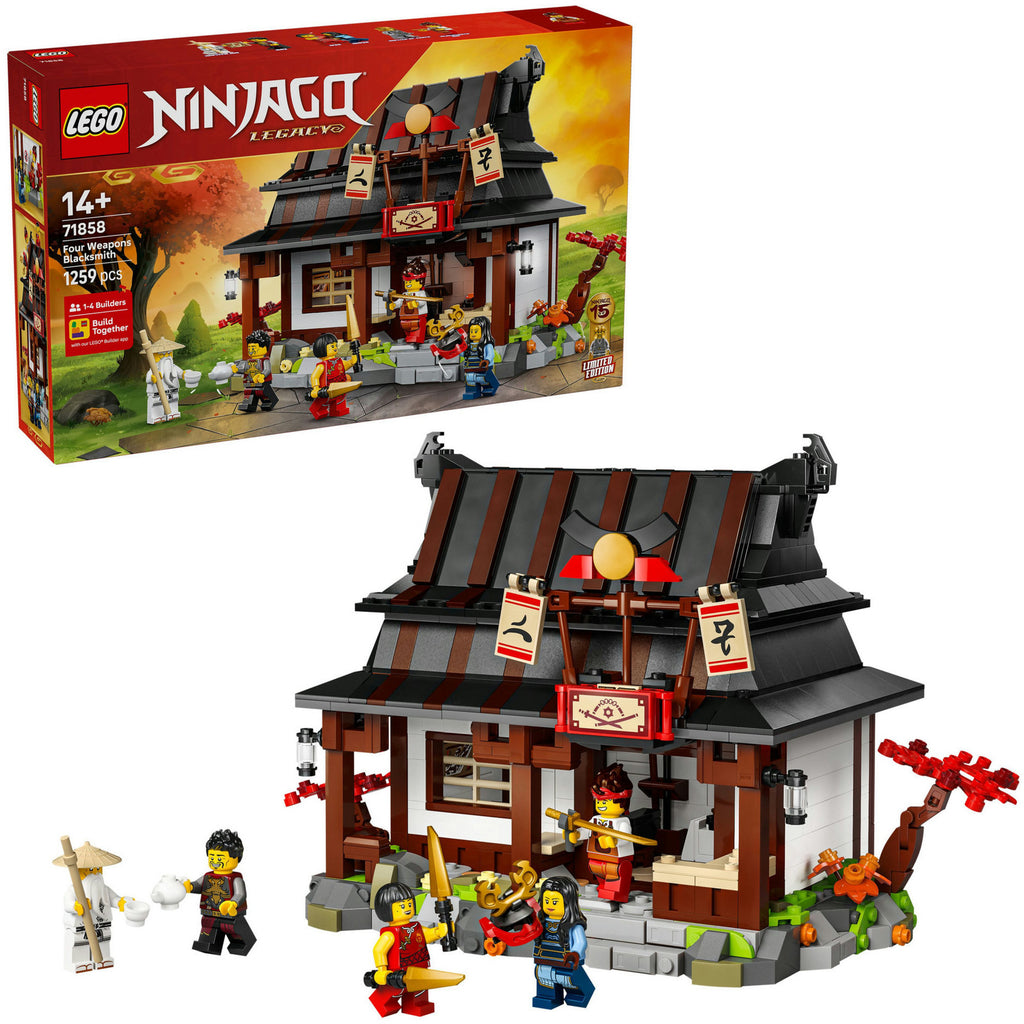 Lego ® ninjago® 15-jarig jubileum: smederij de vier wapens - 71858