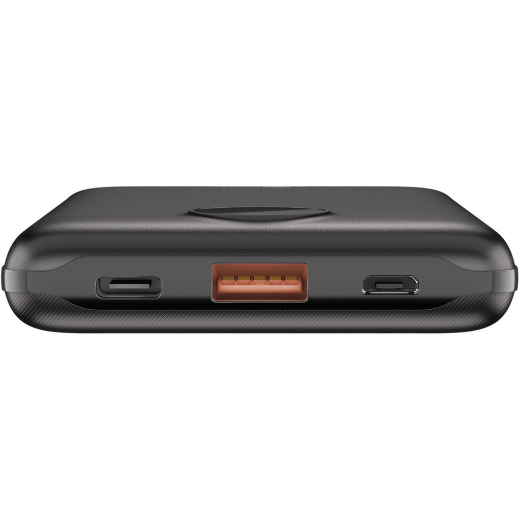 Goobay powerbank compact 10.000 mah (zwart, 10 ah, 1x usb-a, 1x usb-c, power delivery, quick charge)