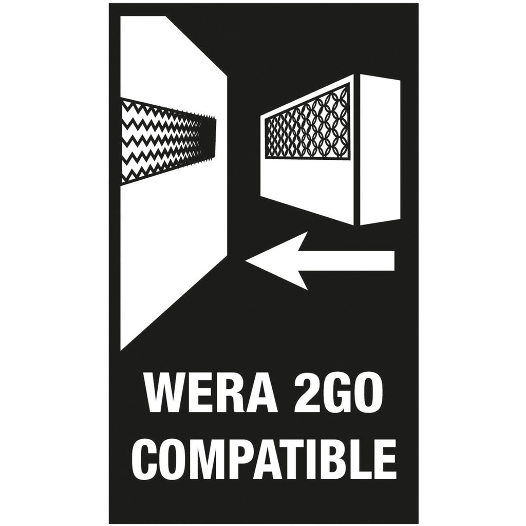 Wera kraftform kompakt vario ra, 7‑delig bitset (zwart groen)