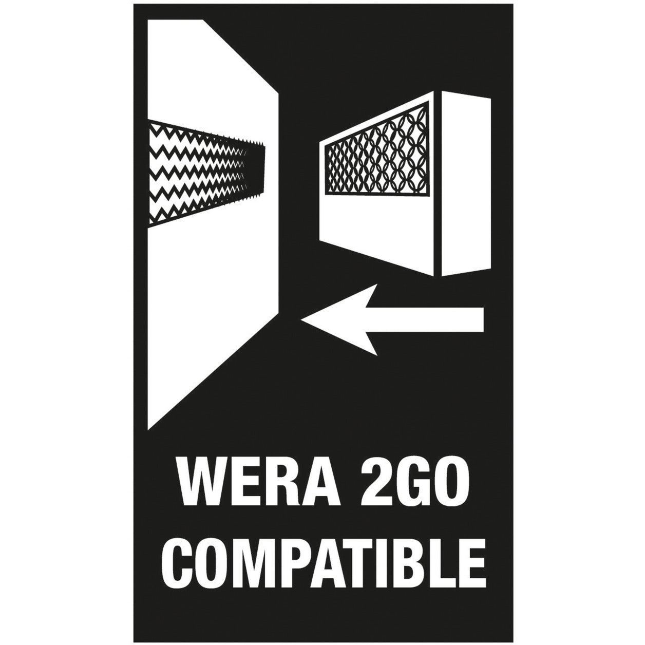 Wera kraftform kompakt vario ra, 7‑delig bitset (zwart groen)
