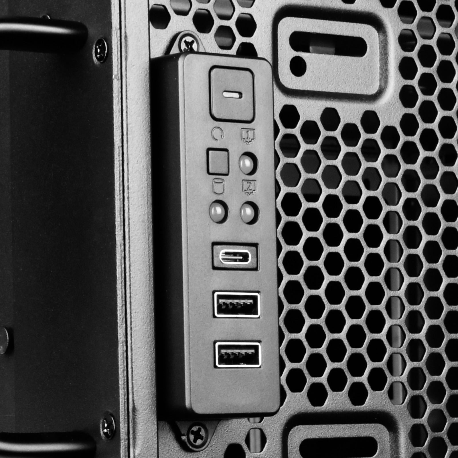 Silverstone rm44 rack behuizing (zwart | 4u | usb type-c | 2x 80mm casefan inbegrepen)