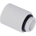 Alphacool eiszapfen verlengstuk 20 mm g1 4 ag to g1 4 ig - white verlenging (wit)