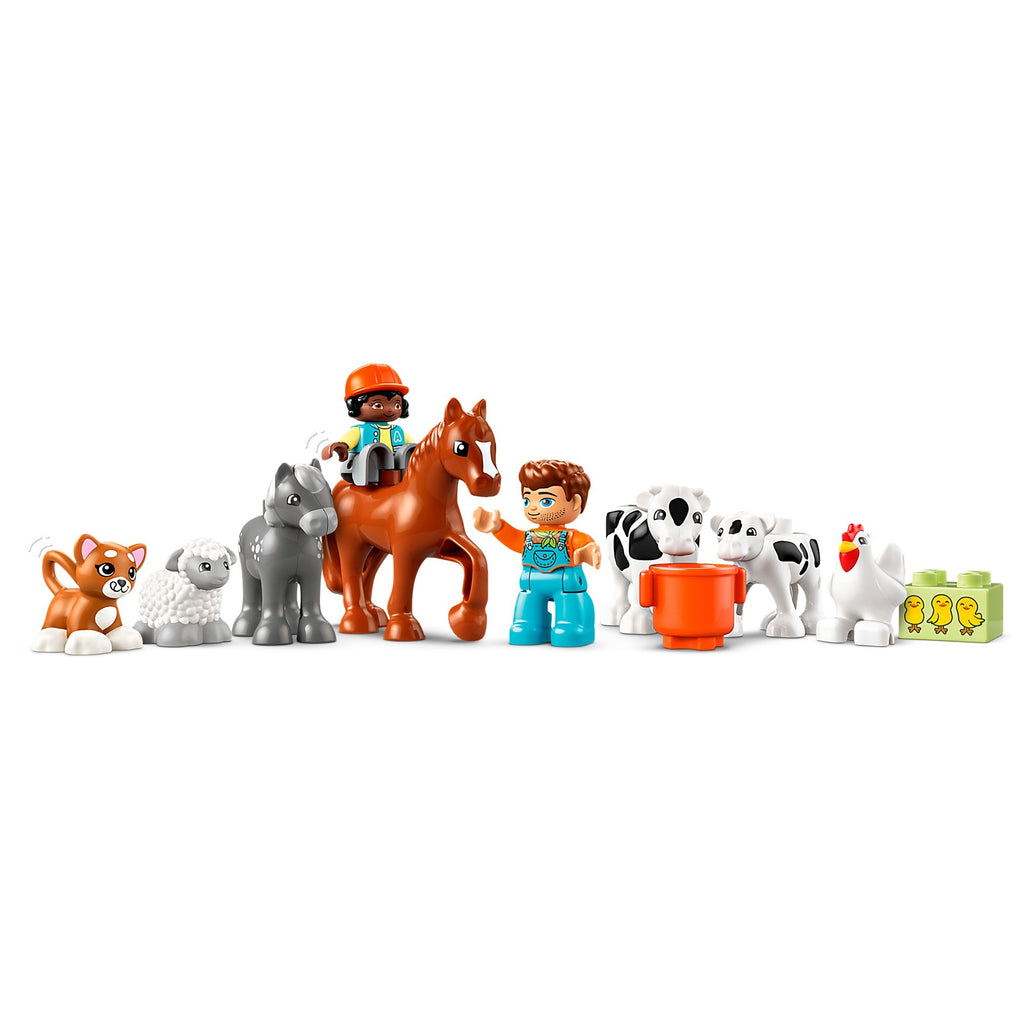 Lego duplo dieren verzorgen op de boerderij - 10416