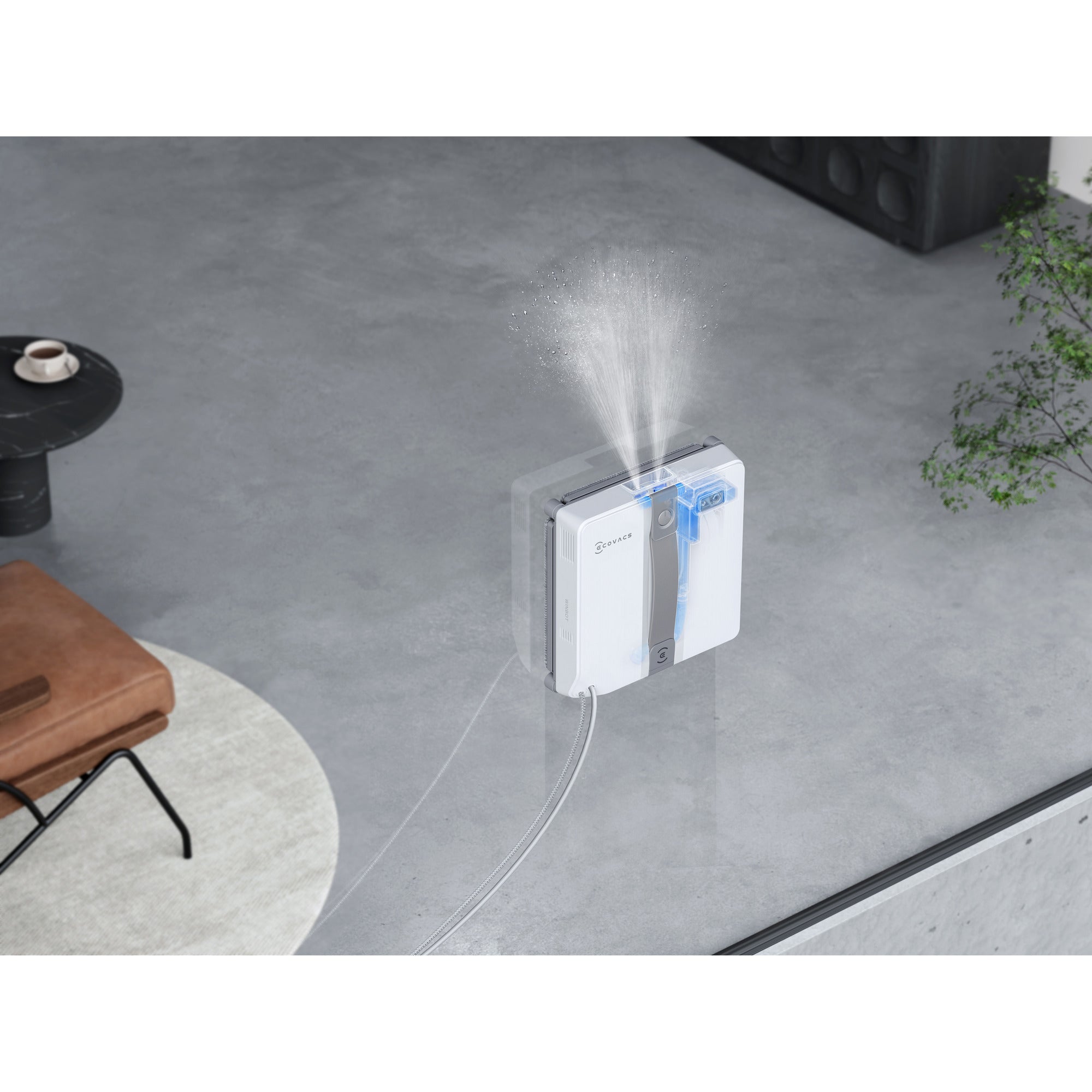 Ecovacs winbot mini raamreiniger (grijs, 3200pa)