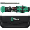 Wera kraftform kompakt 28 ra met etui, 6‑delig bitset (zwart groen)