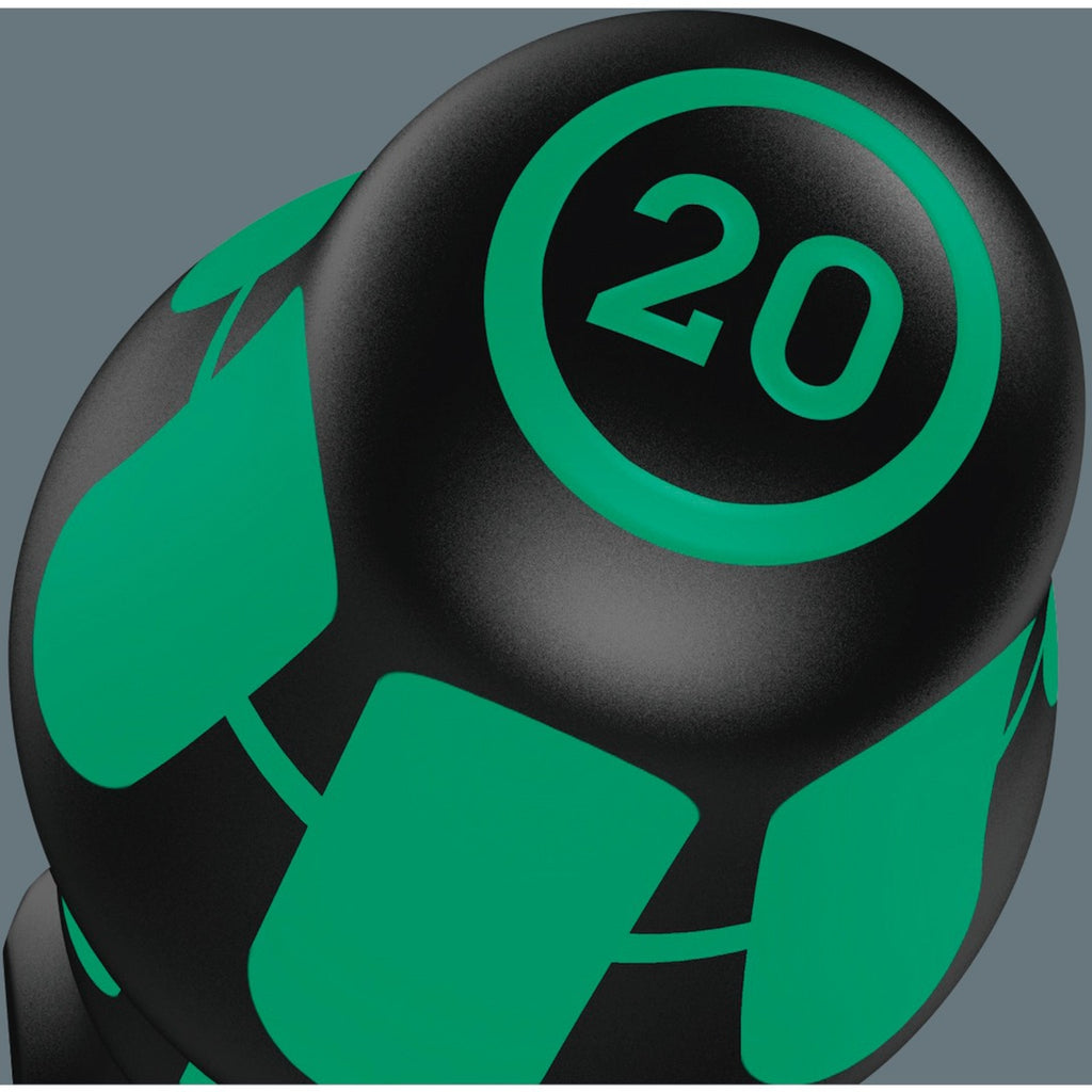 Wera 367 4 torx® hf kraftform plus schroevendraaierset met vasthoudfunctie met 300 mm lange klingen (zwart groen, 4‑delig)