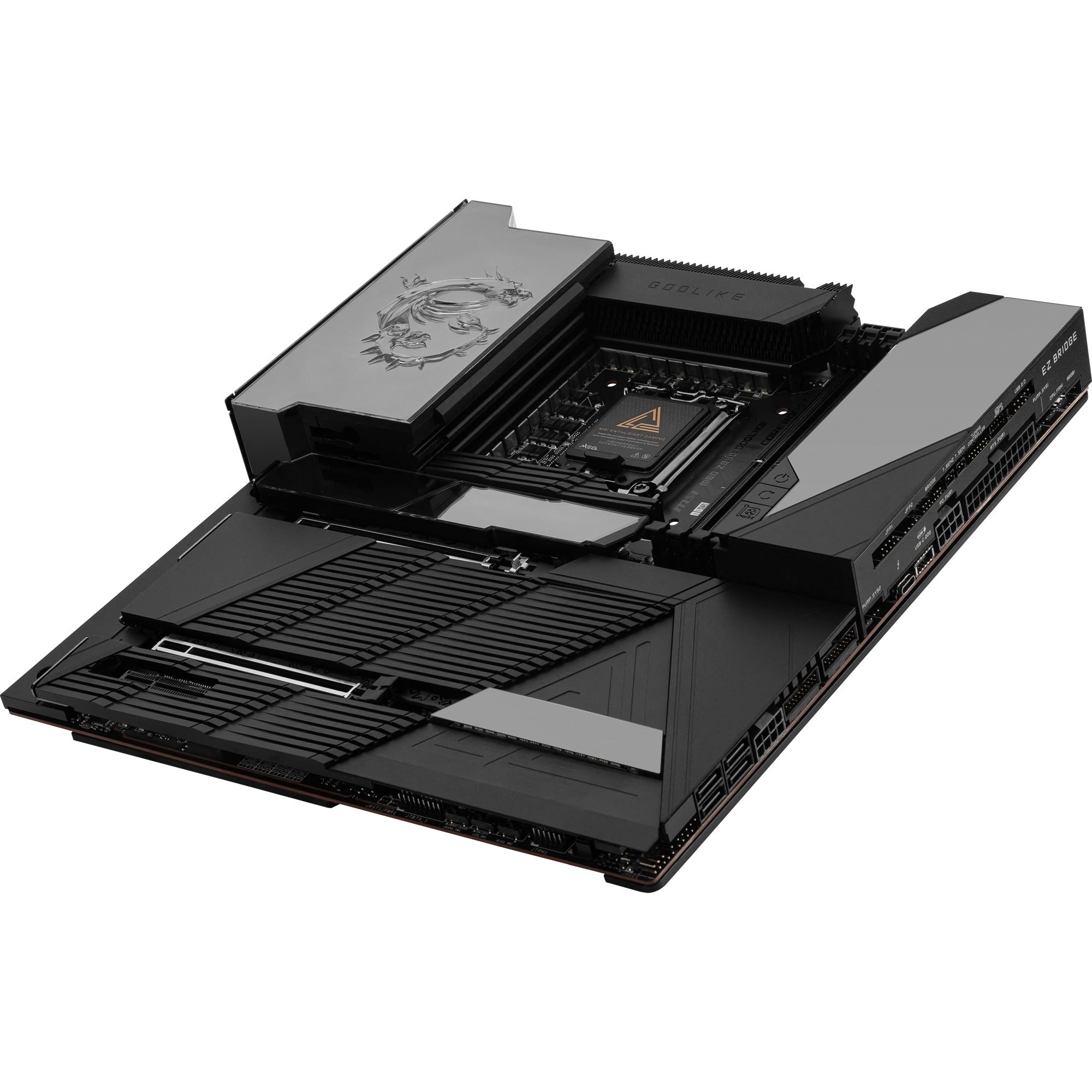 Msi meg z890 godlike socket 1851 moederbord (zwart, raid, 10gb-lan, 5gb-lan, wlan, bt, sound, e-atx)