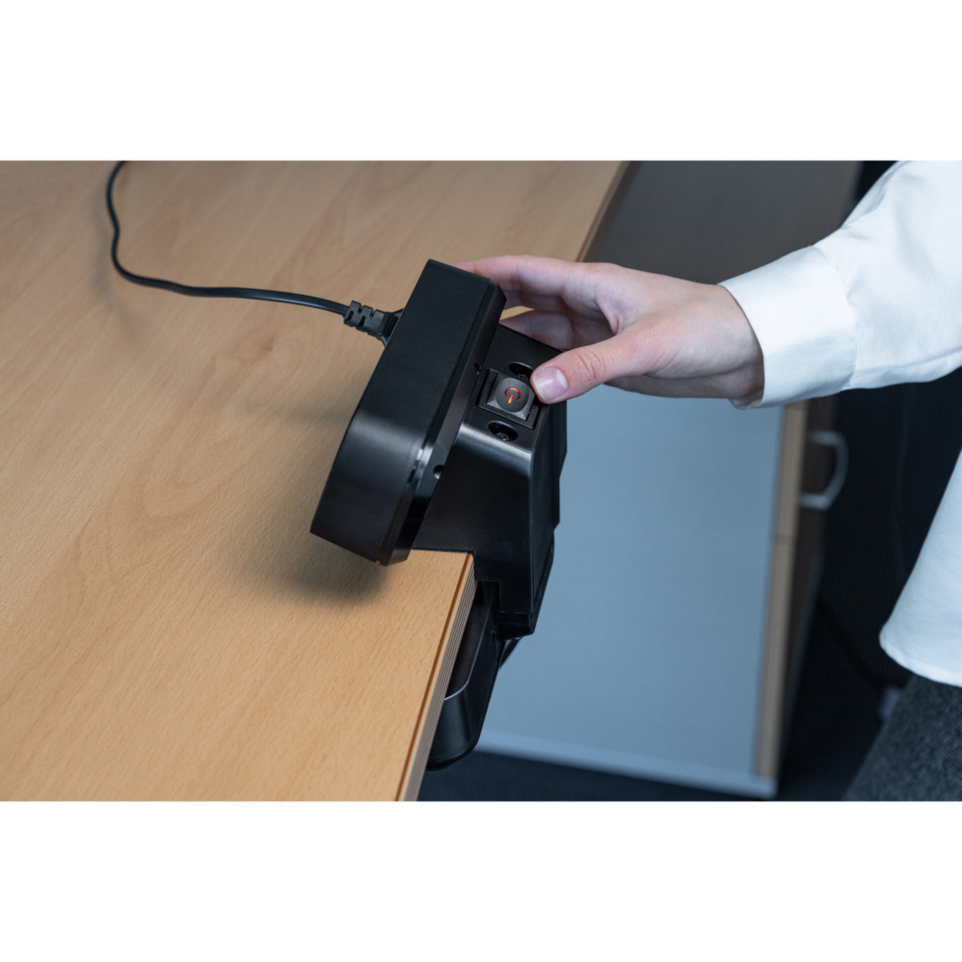 Brennenstuhl estilo duplex stekkerdoos met schakelaar en overspanningsbeveiliging stekkerdoos (zwart zilver, 1x usb c, 1x usb a)