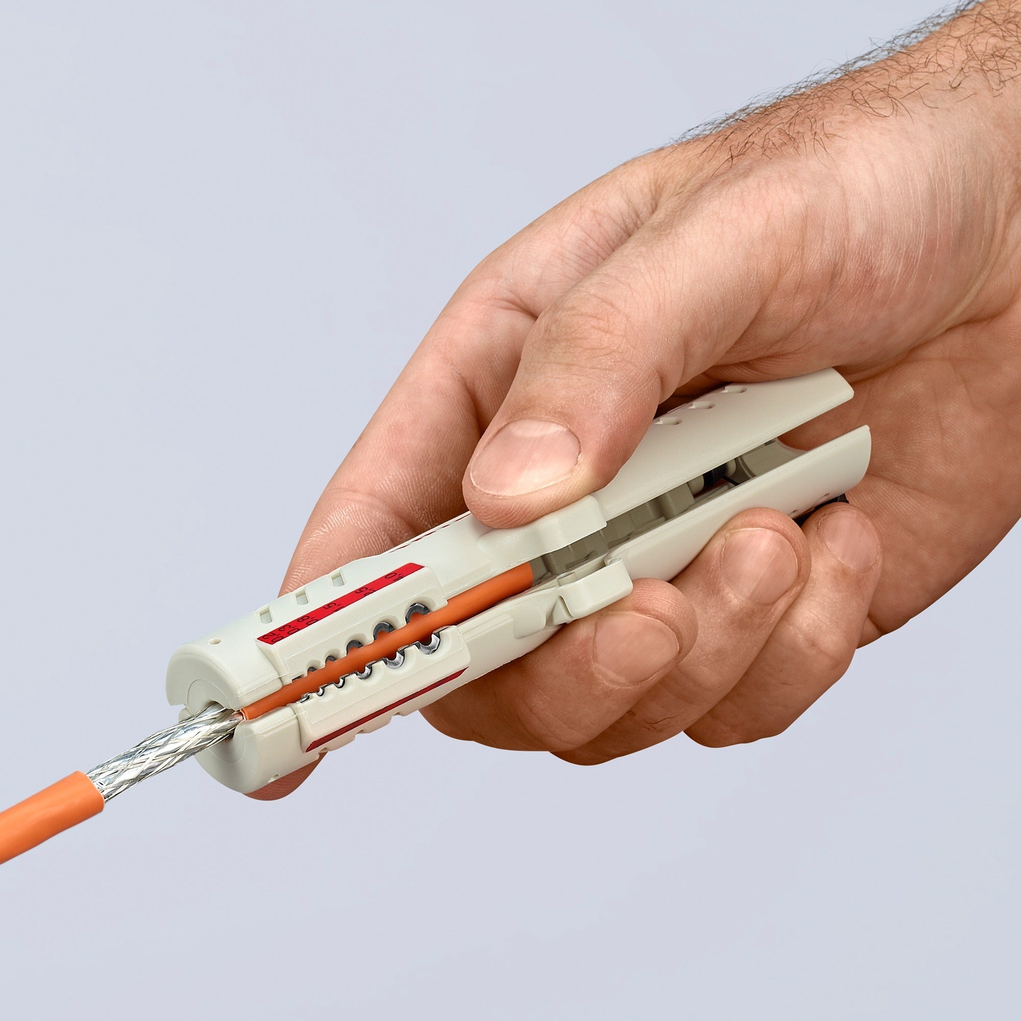 Knipex 16 65 125 sb kabelstripper geschikt voor: cat5 kabel 4.5 tot 10 mm 0.2 tot 4.0 mm²