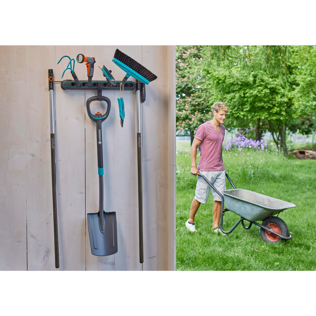 Gardena combisystem gereedschapsrek flex houder (donkergrijs turquoise)