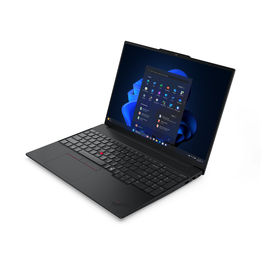 Lenovo thinkpad e16 gen 3 (21sr002fmh) 16 laptop (zwart | ultra 7 255h | arc 140t | 16 gb | 512 gb ssd)