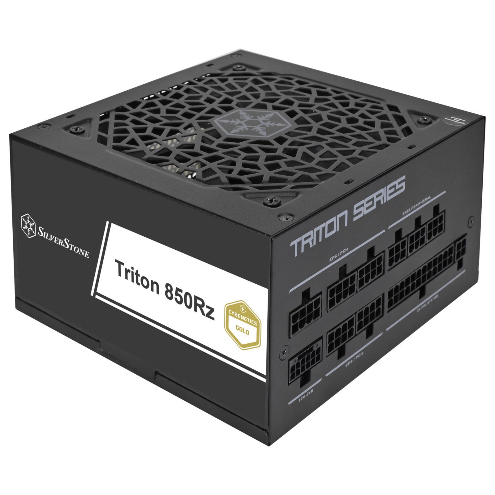 Silverstone triton 850rz modulaire 850 watt voeding (zwart, 1x 12v-2x6, 3x pcie)