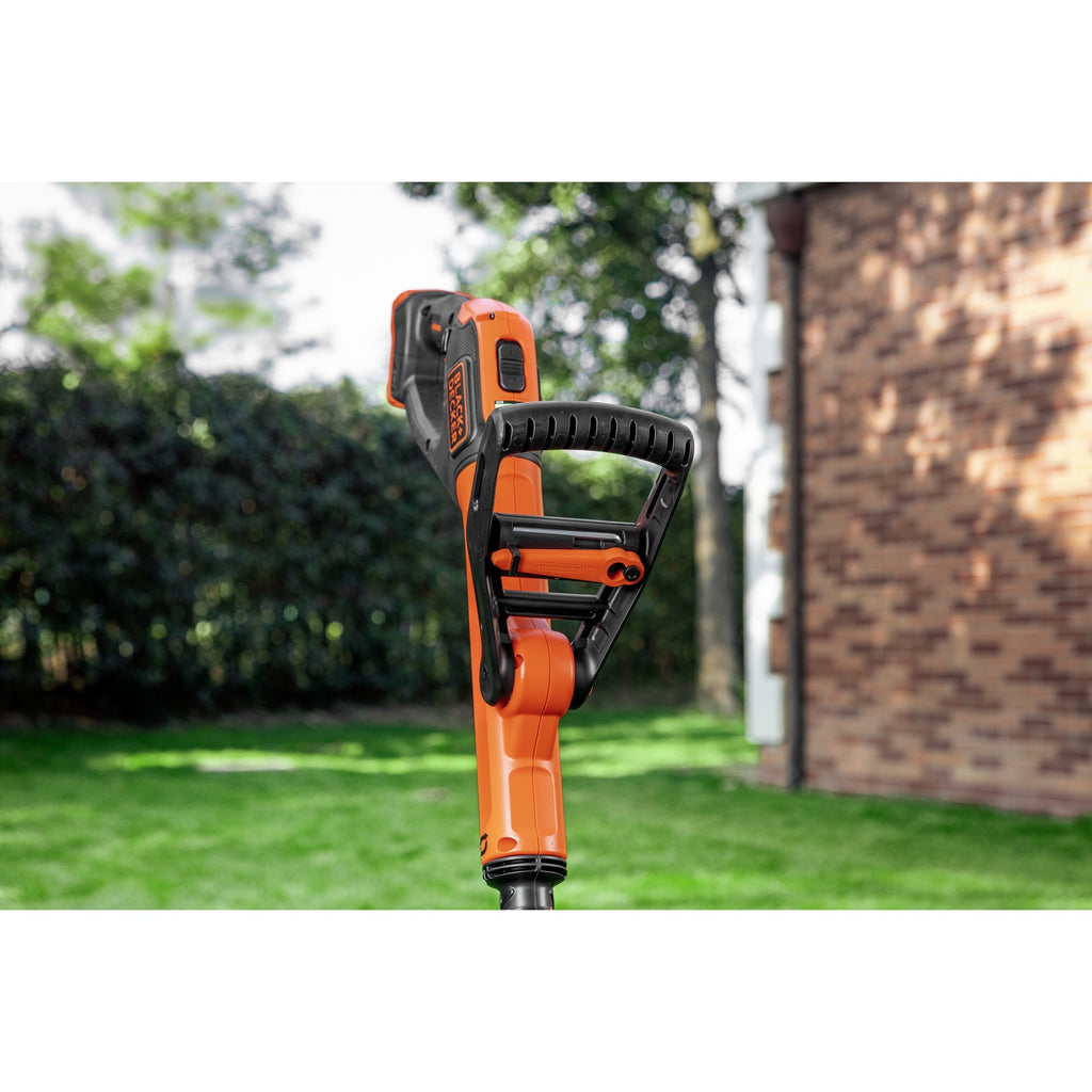 Black+decker 18v afs grastrimmer met accu (zwart oranje, 28 cm accu inbegrepen)