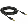 Delock stereo jack 3,5 mm 5-pin (male) > 3,5 mm 5-pin (male) kabel (zwart, 5 meter)
