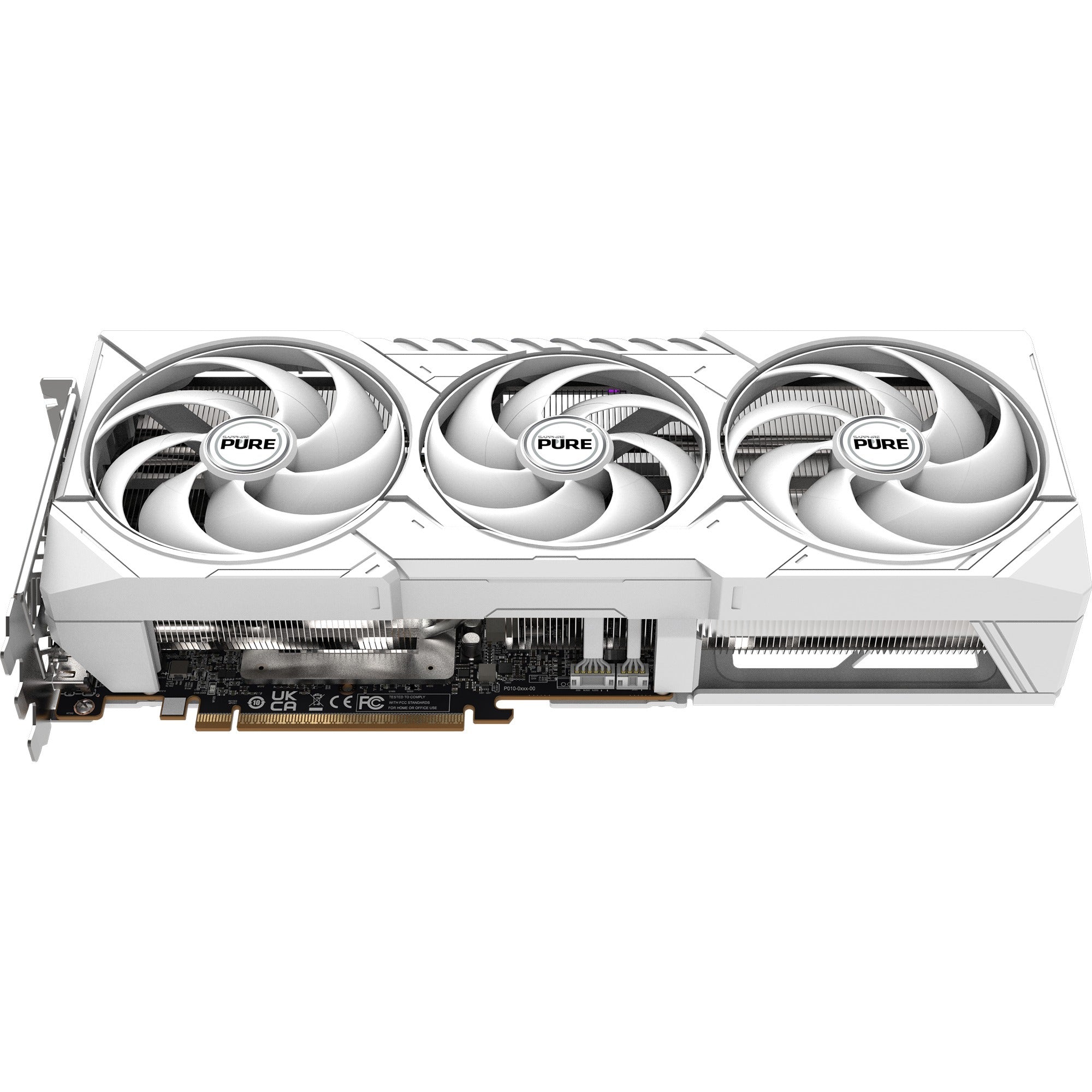 Sapphire radeon rx 9070 xt pure grafische kaart (wit, 2x displayport, 2x hdmi 2.1, rdna4)