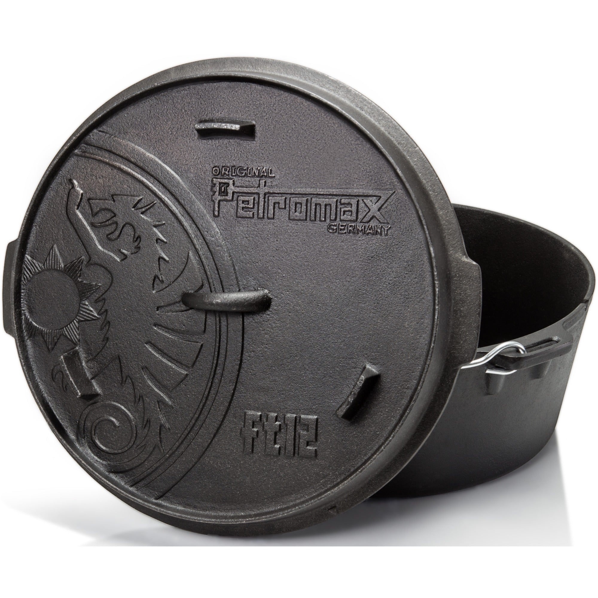 Petromax dutch oven ft12-t kookpan (zwart, 10,8 liter)
