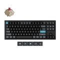 Keychron q3 ultra-m1 8k wireless custom mechanical keyboard (zwart, us lay-out (qwerty), silk pom red, 80% (tkl) , rgb, hot swap, 8k, 2.4 ghz | bluetooth 5.2 | usb-c)