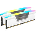 Corsair 32 gb ddr5-6000 (2x 16 gb) kit werkgeheugen (wit, cmh32gx5m2b6000z30w, vengeance rgb, expo, xmp)