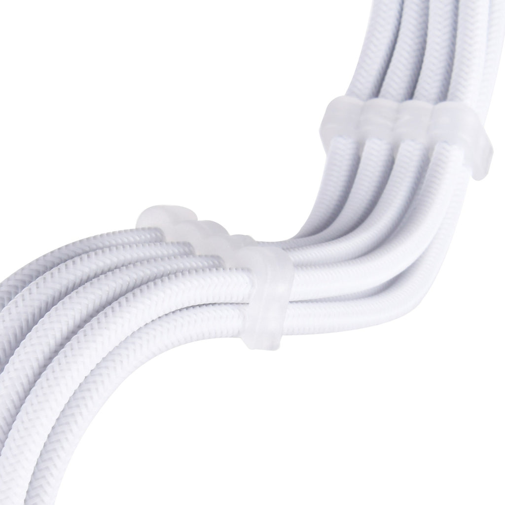 Silverstone sst-pp07e-eps8w-v2, eps 12v 8pin (4+4) verlengkabel (wit, 30 centimeter)
