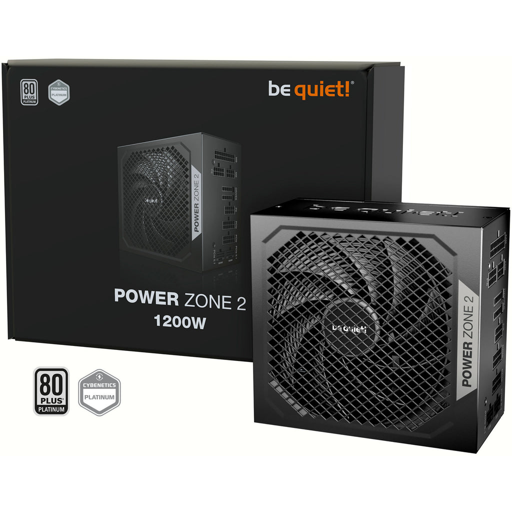 Be quiet! power zone 2 modulaire 1200 watt voeding (zwart, 1x 12v-2x6, 3x pcie)