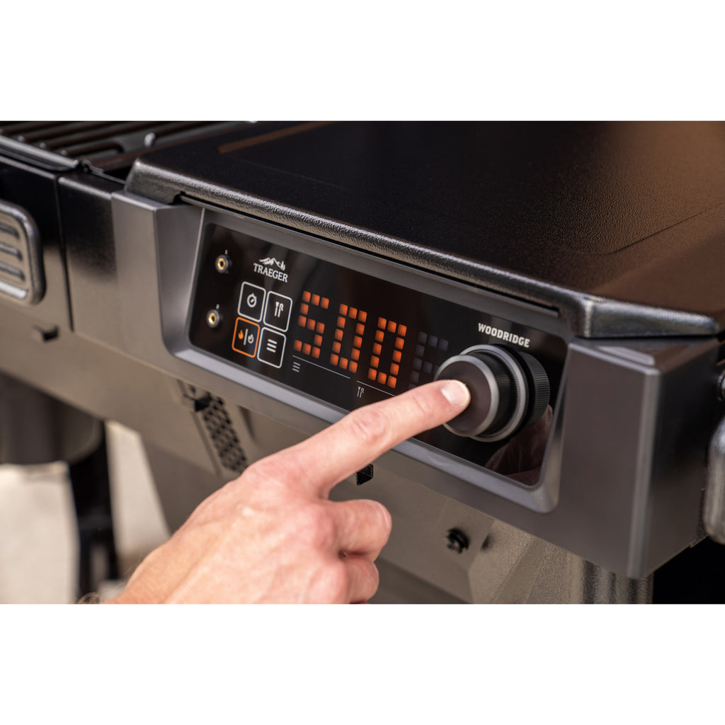 Traeger woodridge pellet barbecue (zwart, wifire)