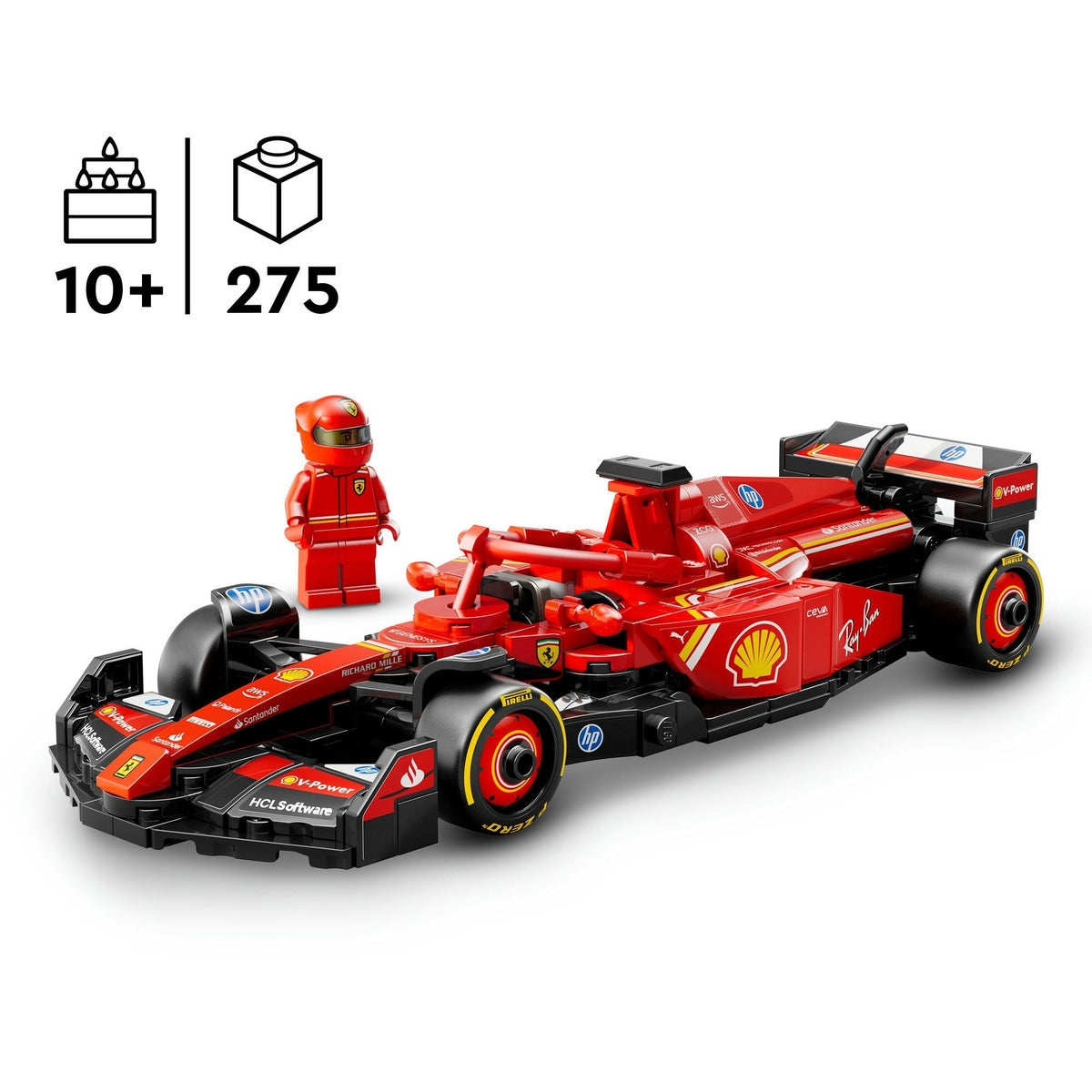 Lego Speed ​​Champions 77242 Ferrari SF-24 F1 Rennwagen