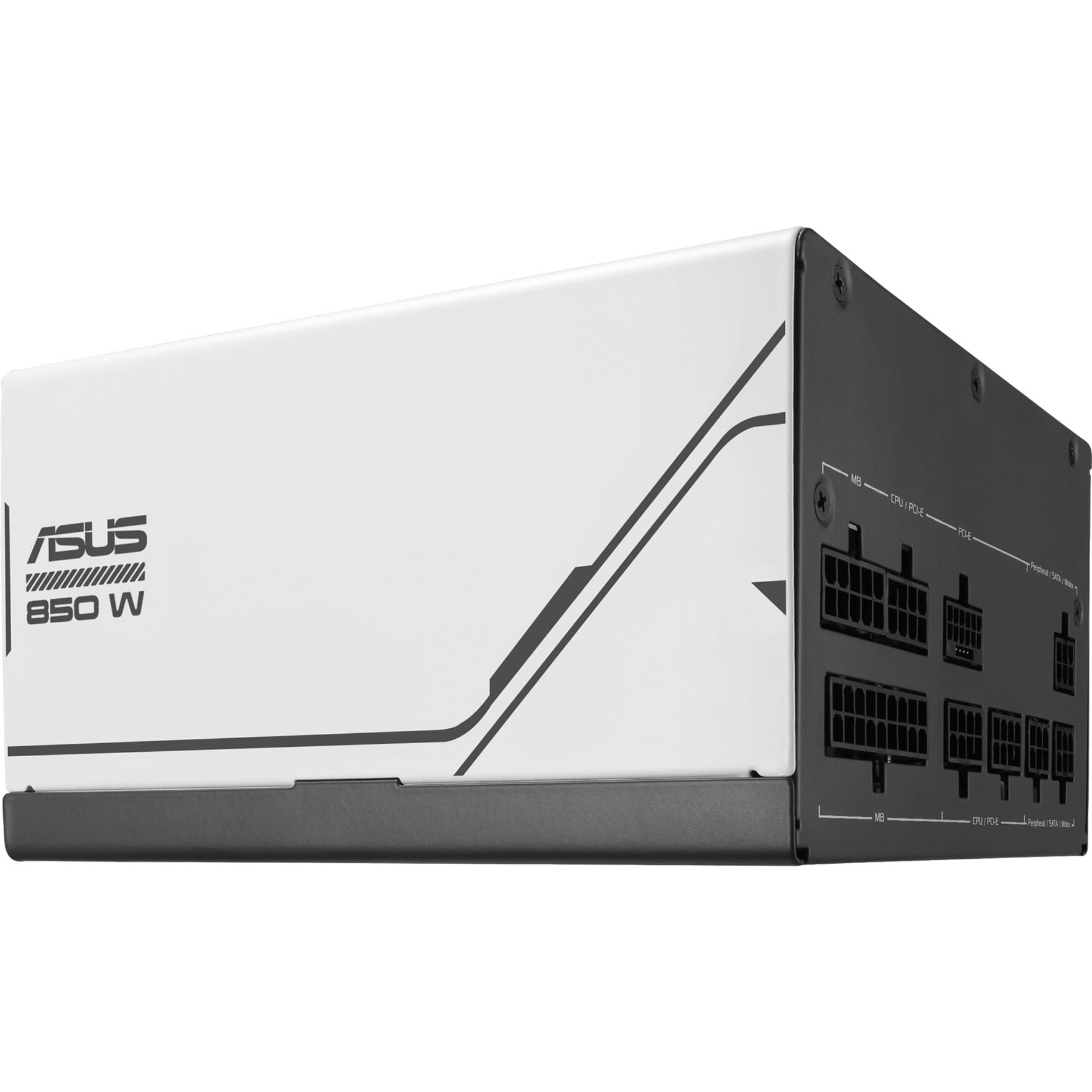 Asus prime gold modulaire 850 watt voeding (wit, 1x 12v-2x6, 3x pcie)