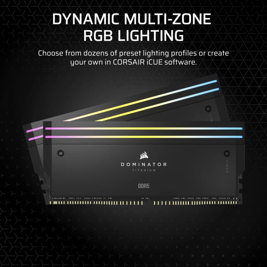 Corsair dominator titanium ddr5 lighting enhancement kit ledverlichting (zwart)