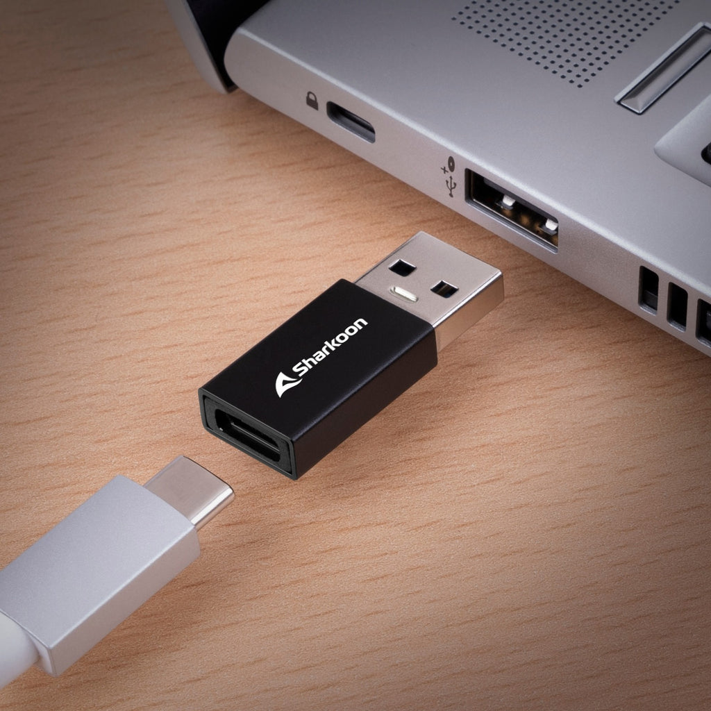 Sharkoon officepal usb-c adapters (zwart)