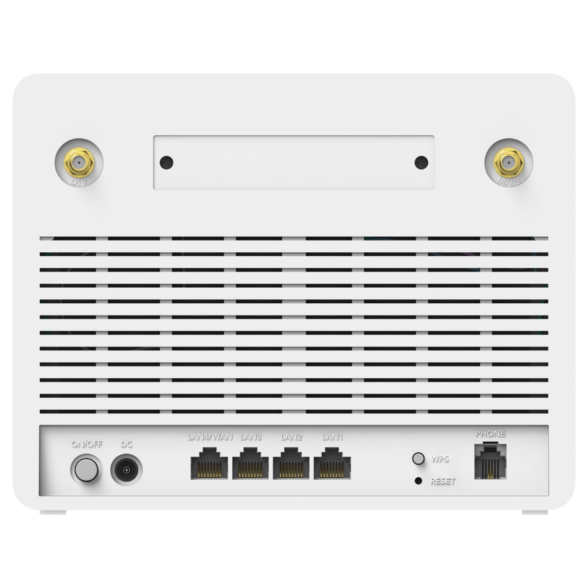 Cudy ac1200 wi-fi 4g lte-cat6 gigabit router lt700v mesh router (wit, mesh, app, nano simslot)