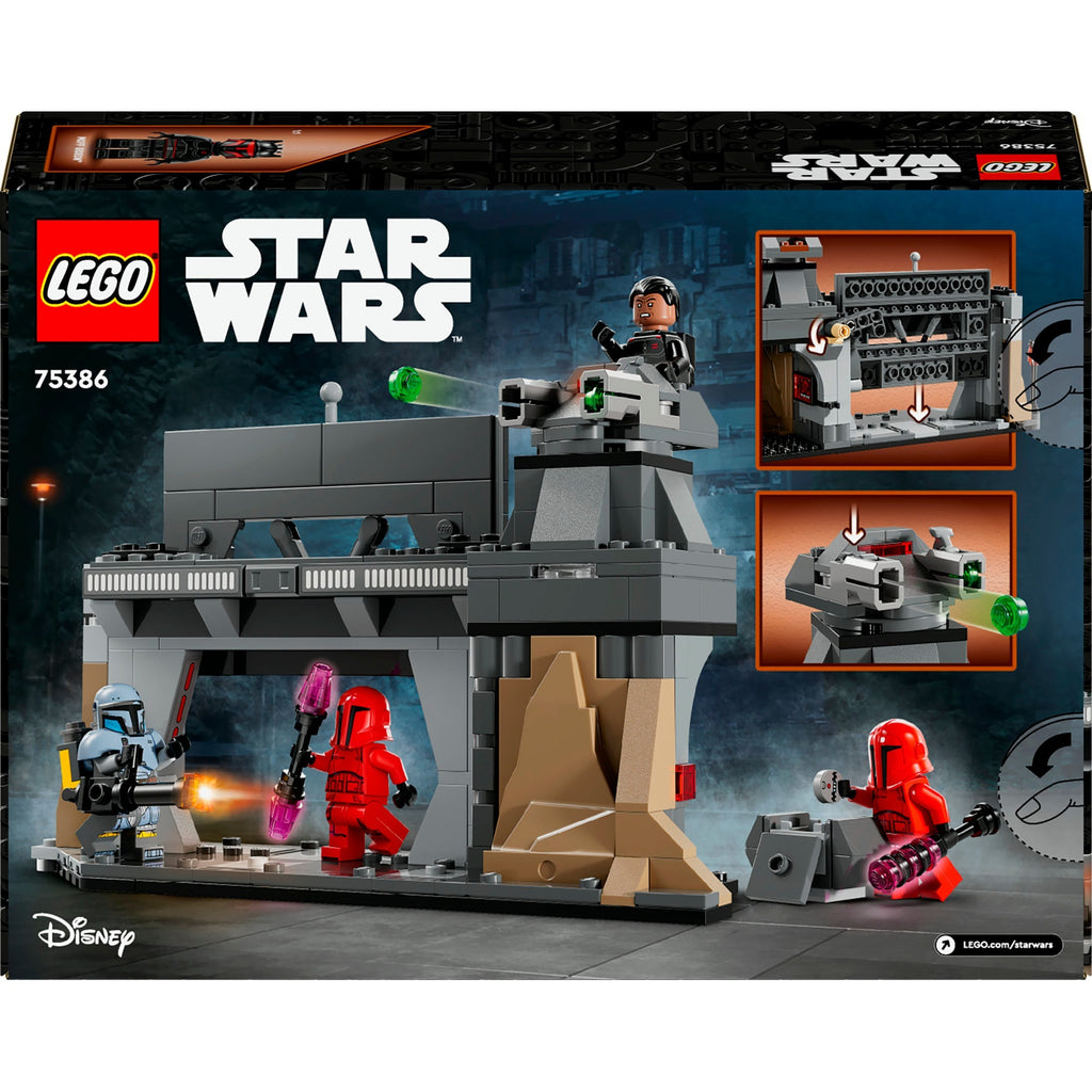 Lego star wars - paz vizsla en moff gideon duel constructiespeelgoed (75386)