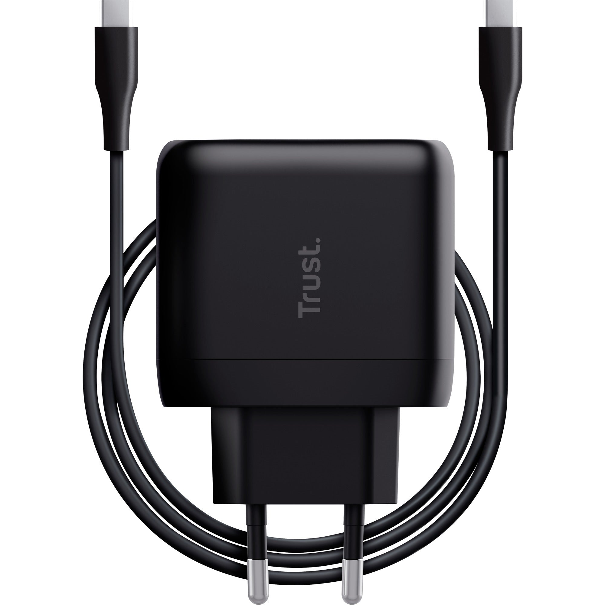 Trust maxo usb-c-oplader van 65 w (zwart)